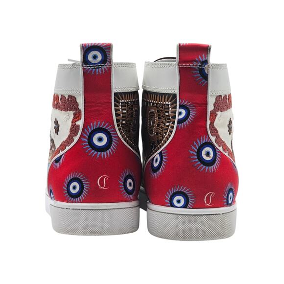 Christian Louboutin Greekaba No Limit High Top Embroidered Sneakers EU 45 US 12 main image 5
